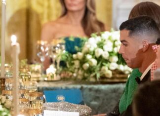 US-Präsident Donald Trump, der saudische Kronprinz und Fußballstar Ronaldo