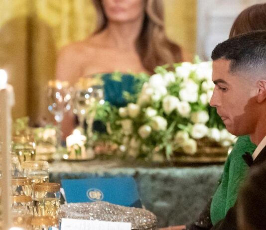 US-Präsident Donald Trump, der saudische Kronprinz und Fußballstar Ronaldo