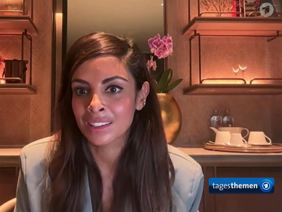 Collien Fernandes in ihrem TV-Interview.