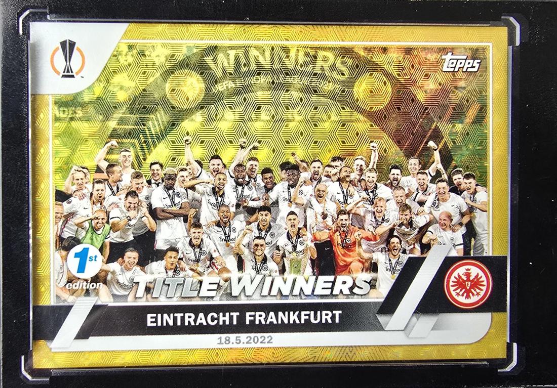 Die Lieblingskarte des Eintracht-Fans Procher ist ein Unikat.