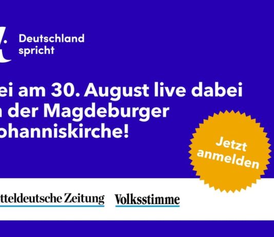 Aktion „Deutschland Spricht“: „Arbeiten die Deutschen zu wenig?“ – Diskutieren Sie live in Magdeburg mit!