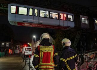 Stromausfall stoppt Schwebebahn – Feuerwehr rettet Fahrgäste – Nachrichten aus Deutschland